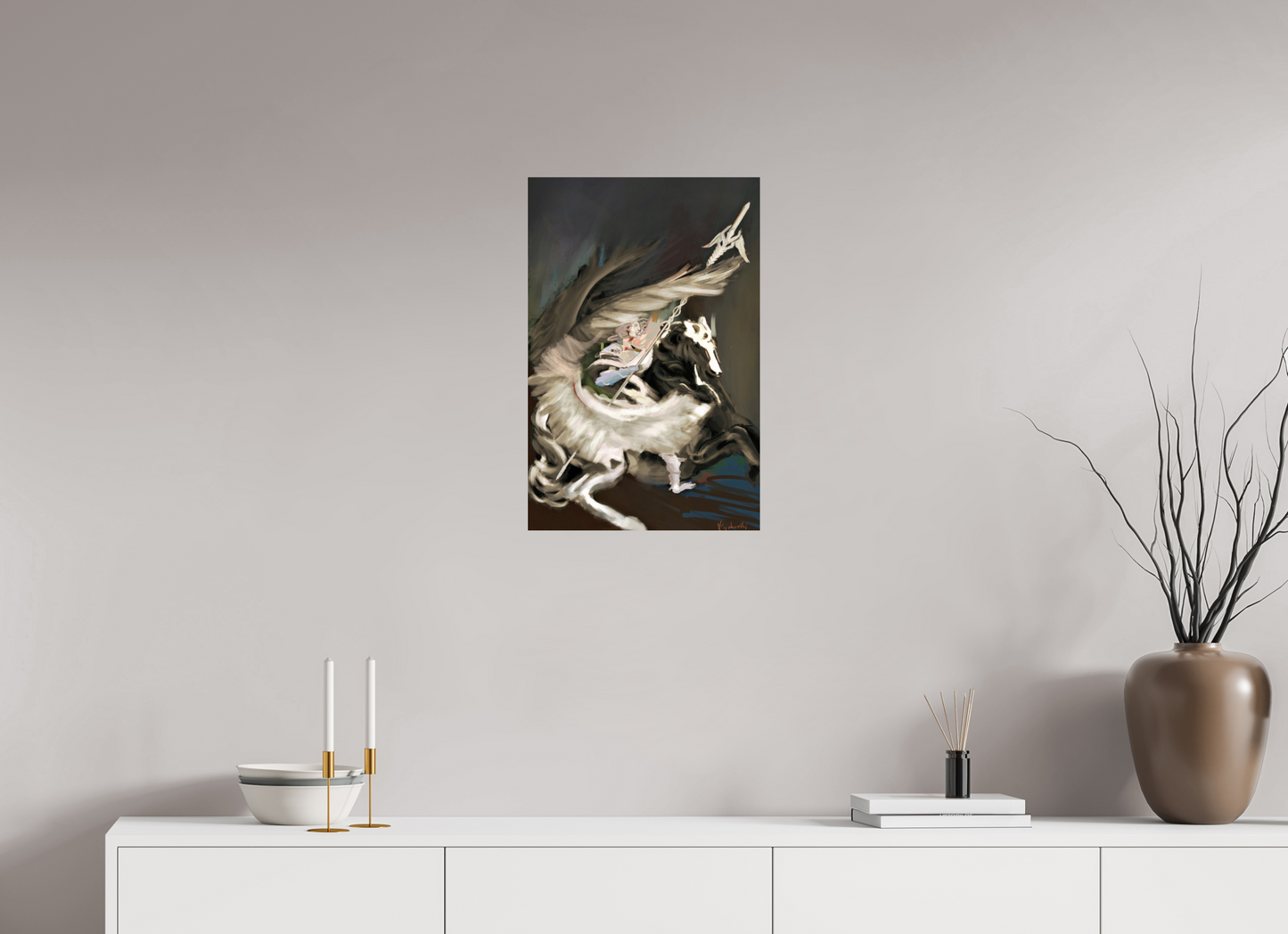 40 x 60,9 cm, Fine Art Print Hahnemühle Baryta Medusa and Pegasus Hahnemühle FineArt Baryta