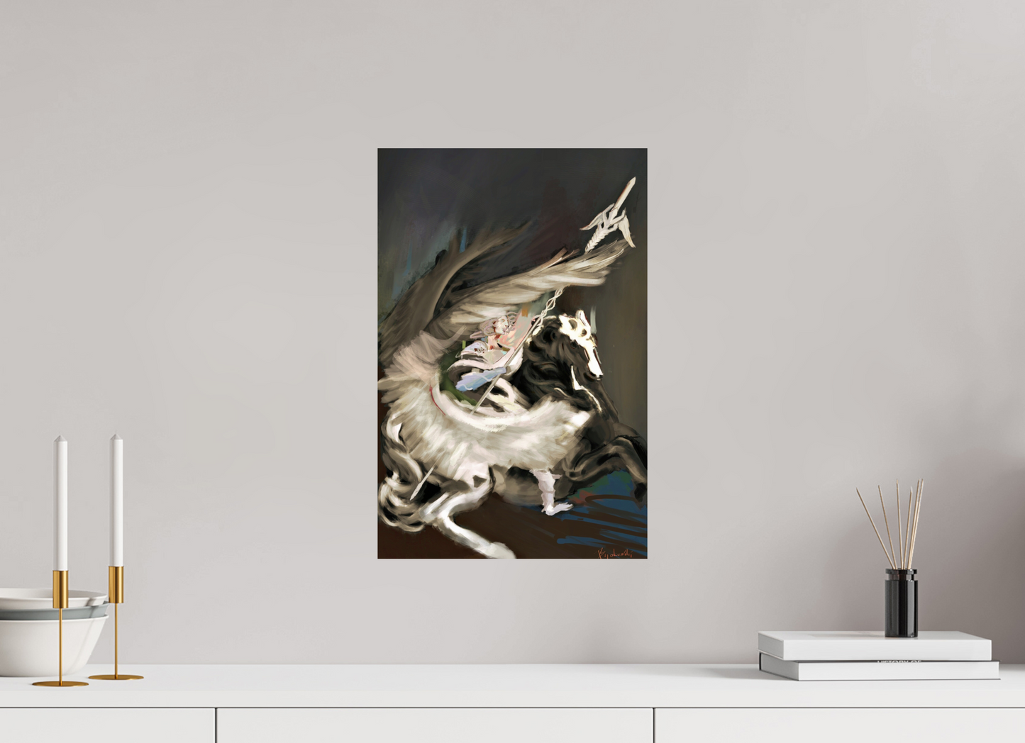 30 x 45,7 cm, Fine Art Print Hahnemühle Baryta Medusa and Pegasus Hahnemühle FineArt Baryta