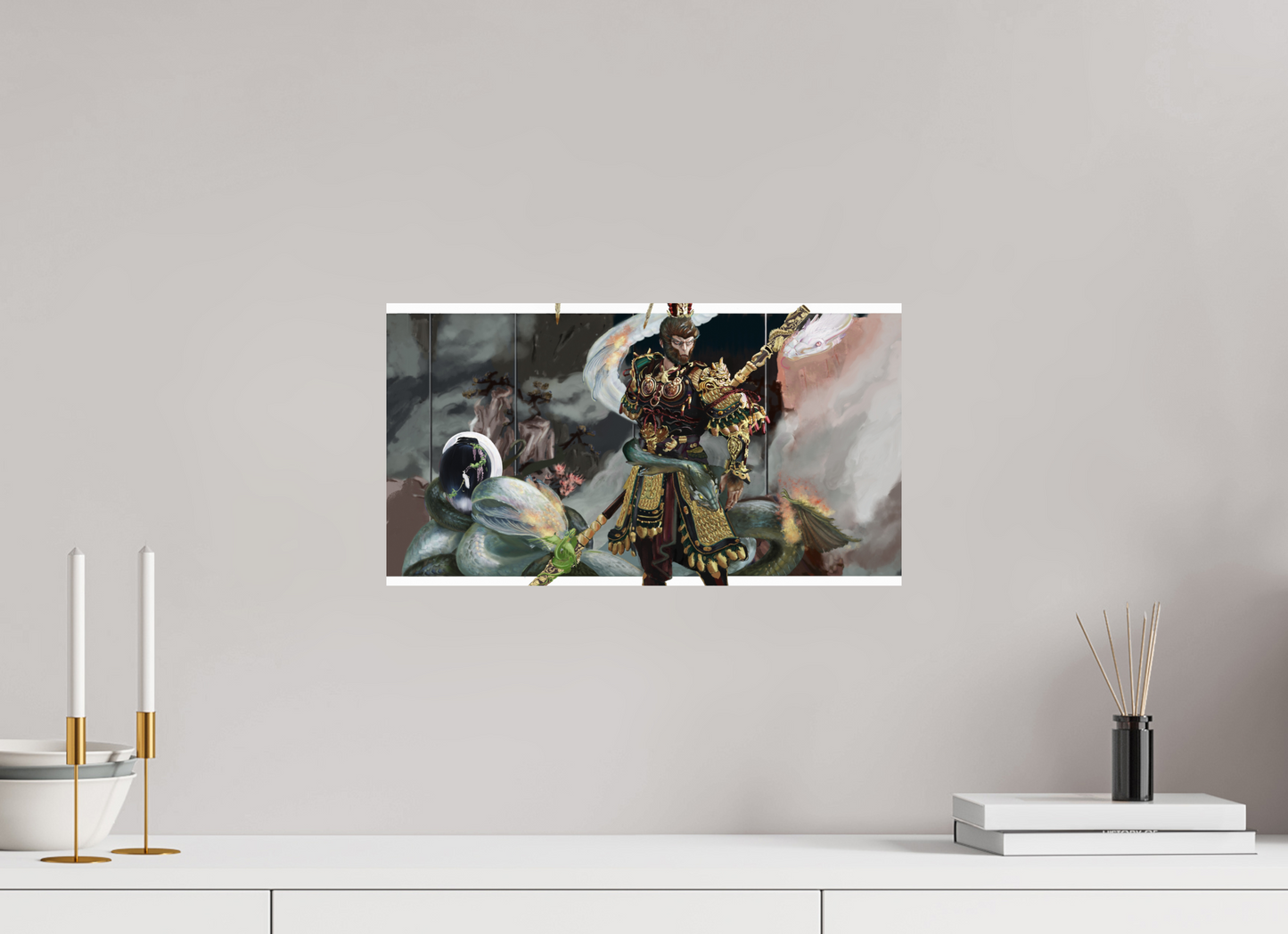 45,6 x 25 cm, Fine Art Print Hahnemühle Baryta Wukong Dream on Hahnemühle FineArt Baryta