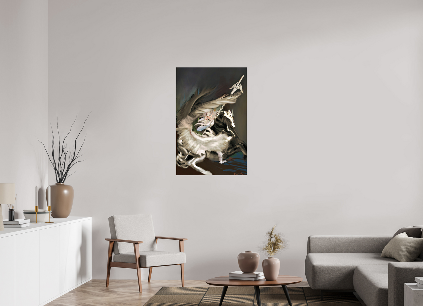 70 x 106,6 cm, Fine Art Print Hahnemühle Baryta Medusa and Pegasus Hahnemühle FineArt Baryta