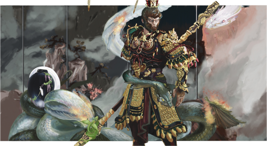 Main image Wukong Dream behind acrylic glass